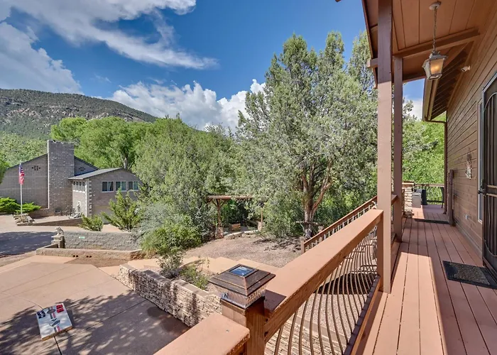 Log In W/ Deck, Mtn & Creek Views Holiday home *