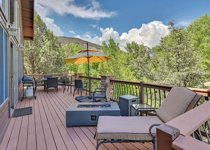 Log In W/ Deck, Mtn & Creek Views Holiday home *